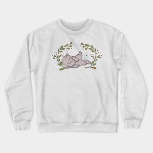 Cute White Cat Crewneck Sweatshirt
